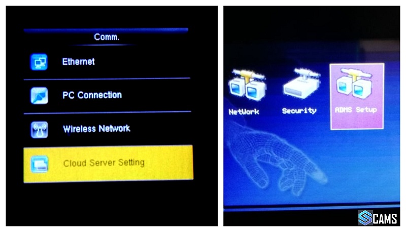 web-server-configuration-in-biometric-attendance-system-menu